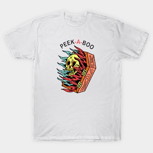 Peek-A-Boo | Tattoo Flash T-Shirt